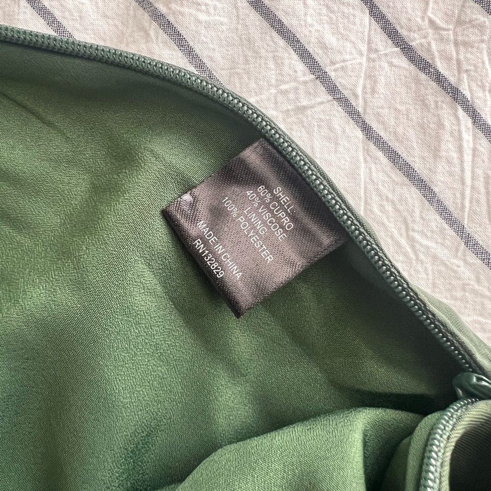 REVOLVE House of Harlow 1960 Olive Green Suede Pants High Waist Belted  Small - Picture 6 of 6